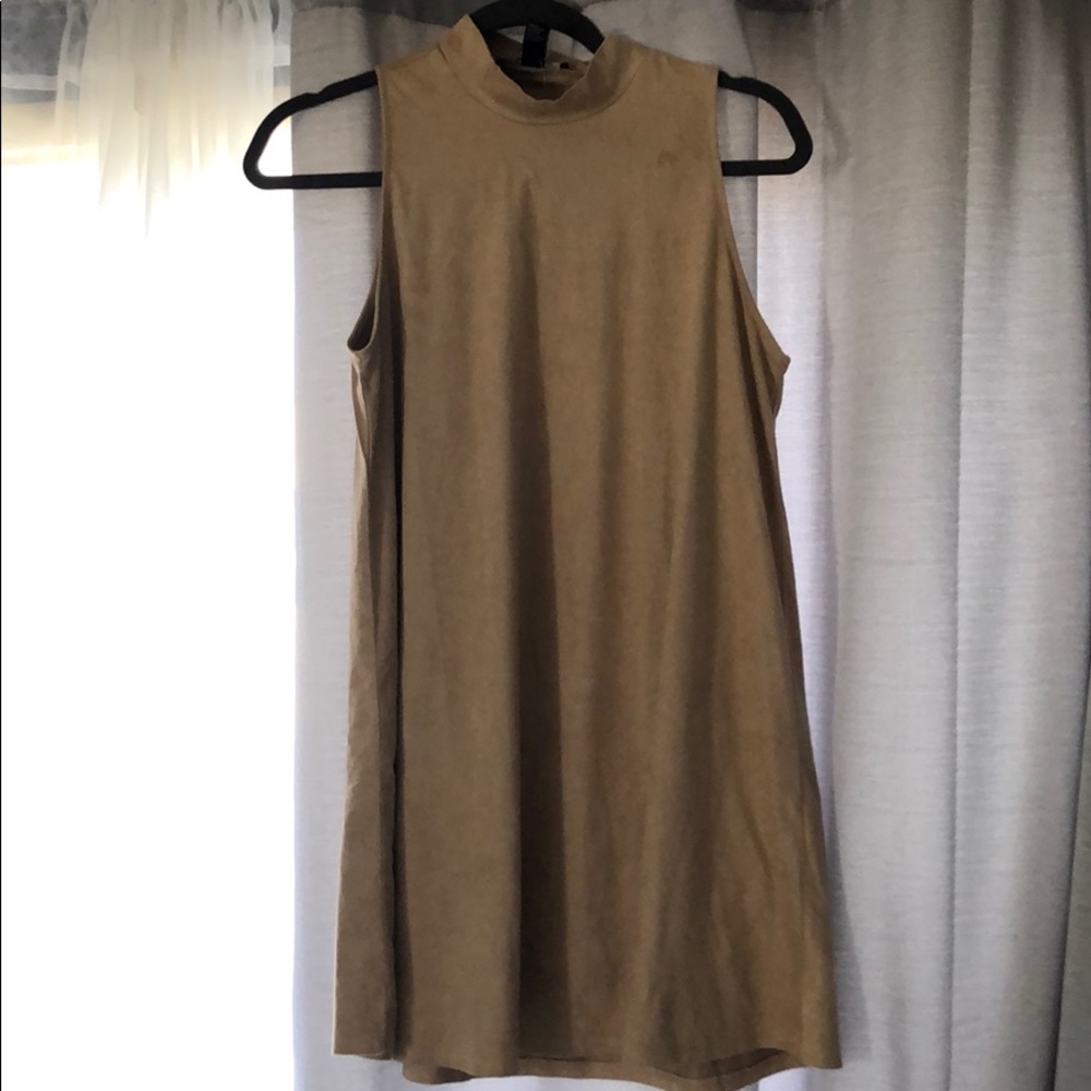Suede dress